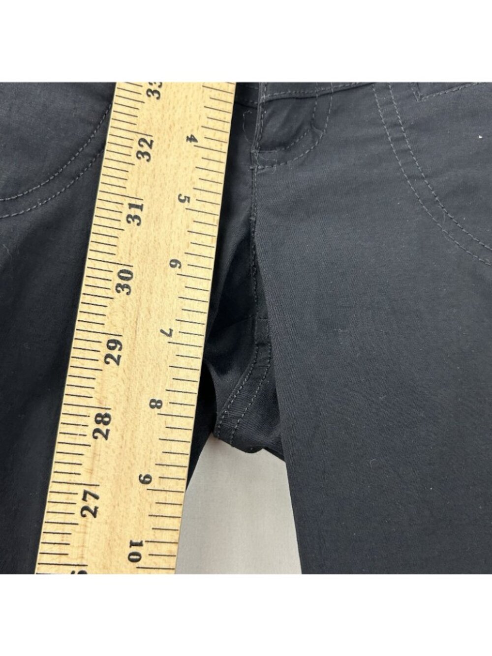 Athleta Heathered Low Rise Dipper Pant Women’s Size 2 Black Hiking Bootcut Leg - Picture 5 of 16